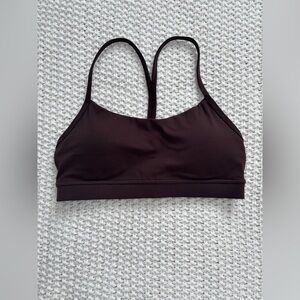 NWOT CRZ Yoga Hot Fudge Brown Sports Bra